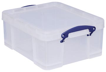Opbergdoos 21l 450 x 350 x 200 mm transparant really useful box