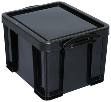 Boite de rangement recycle 35l noir really useful box