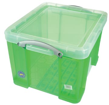 Really Useful Box boîte de rangement 35 l, vert transparent