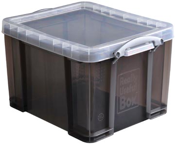 Really Useful Box boîte de rangemen 35 litres, transparent fumé