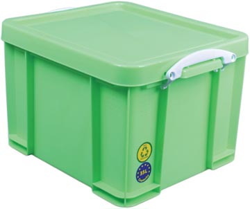 Opbergdoos 35liter 48.5 x 39 x 32 cm neongroen realy useful box