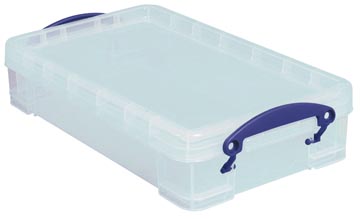 Boite de rangement 4l transparent really useful box