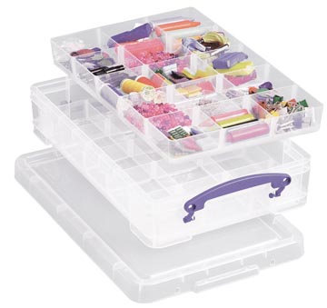 Boite de rangement 4l transparent really useful box