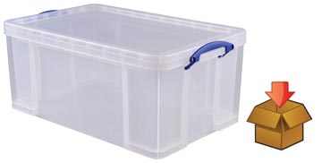 Opbergdoos 64l 710 x 440 x 310 mm transparant really useful box