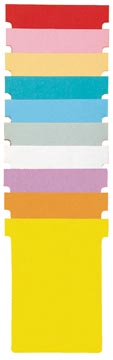 P.100 t-fiches valrex index 1,5 formaat: 53 x 45 mm wit nobo