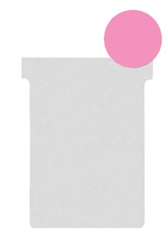 Etui 100 planbordfiches valrex index 2 format: 85 x 60 mm roze nobo