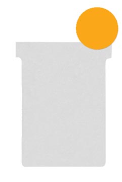 Etui 100 planbordfiche valrex index 2 format: 85 x 60 mm oranje nobo
