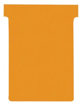 Etui 100 planbordfiches valrex index 3 format: 120 x 92 mm oranje nobo