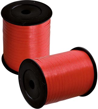 Ruban cadeau, 5 mm x 500 m, rouge