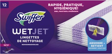 Swiffer Wetjet recharge, paquet de 12 pièces