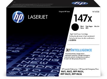 HP toner 147X, 25.200 pagina's, OEM W1470X, zwart