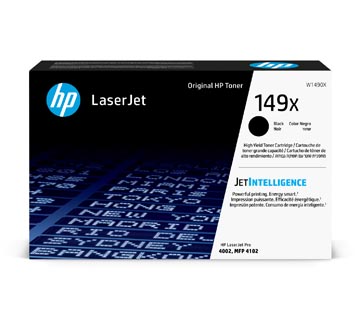 HP toner 149X, 9.500 pages, OEM W1490X, noir
