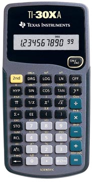 Wetenschappelijke rekenmachine ti-30xa fc texas
