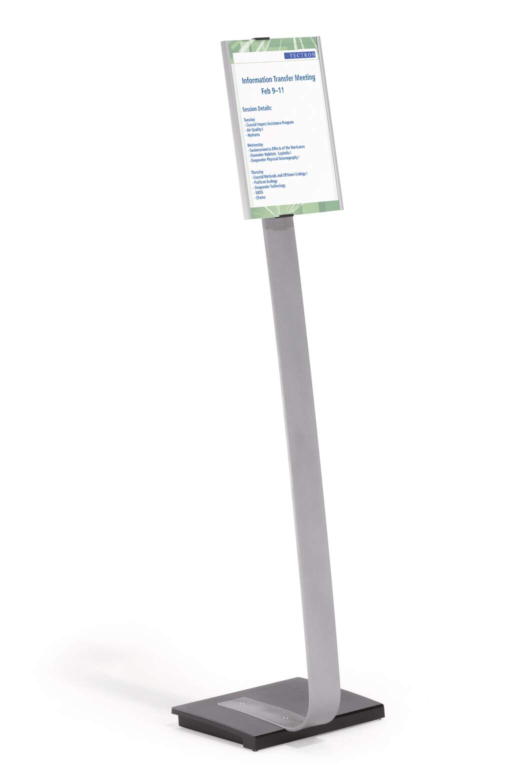 Info sign stand a4 durable