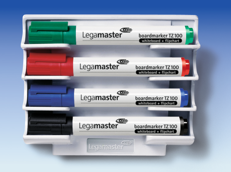 Viltstifthouder voor 4 stiften magneethoudend legamaster