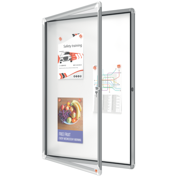 Vitrine intérieure porte tournante 9 x a4 nobo
