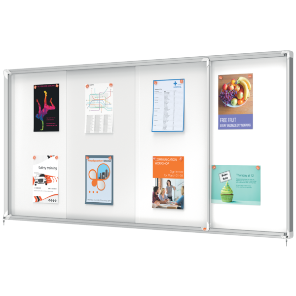 Vitrine intérieure porte coulissante 27 x a4 nobo