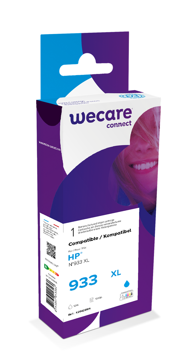 Wecare hp 933 xl cyan 12 ml