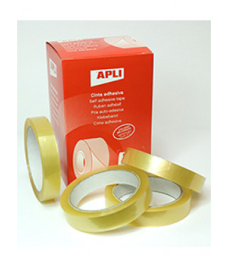 Ruban adhesif transparantpp 19mmx66m apli