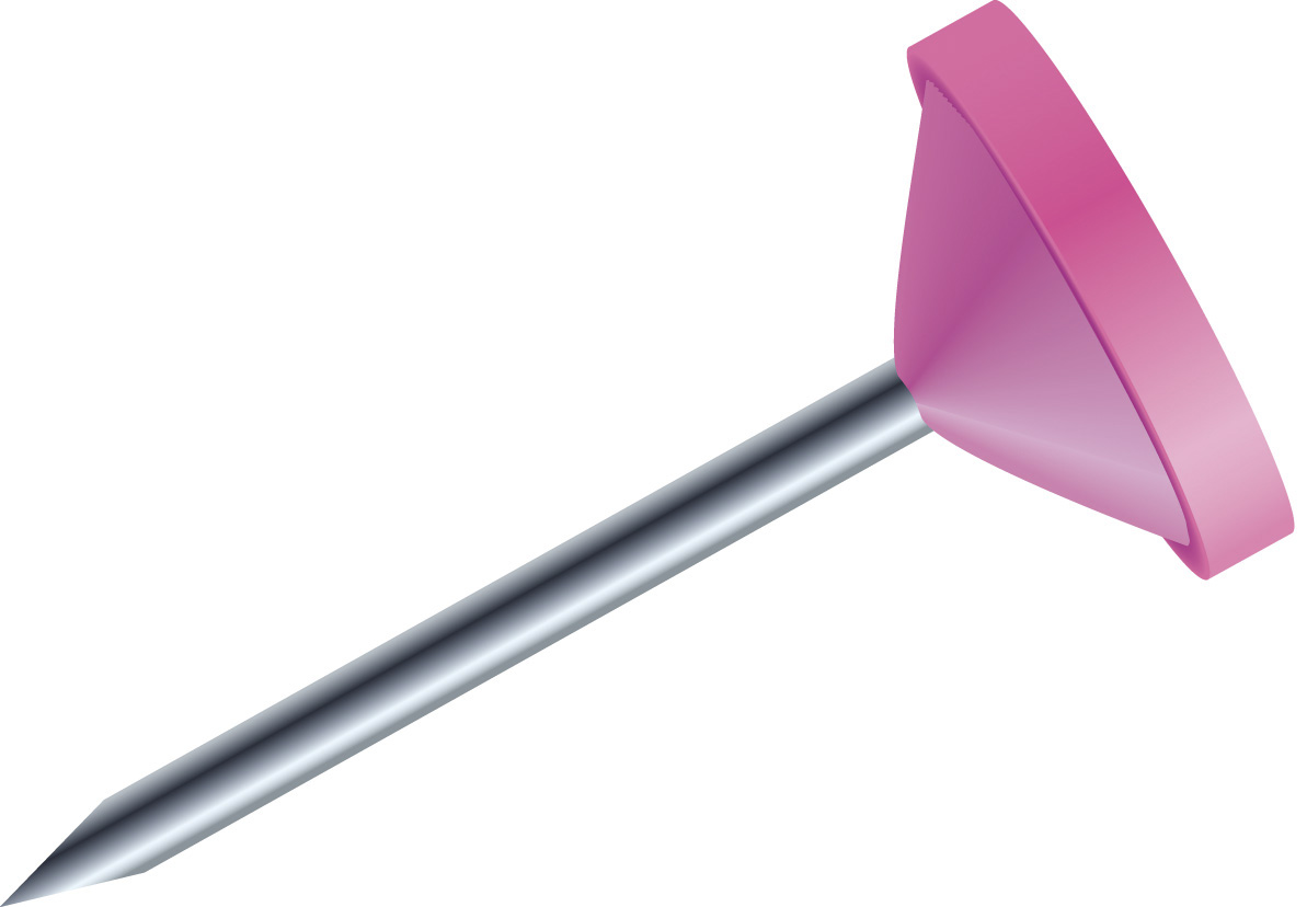 D.100 signalisatie spelden 5mm roze exacompta