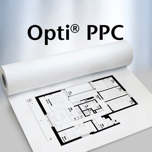 Papier plotter 75 gr 841 mm x 175m opti uncoated ppc