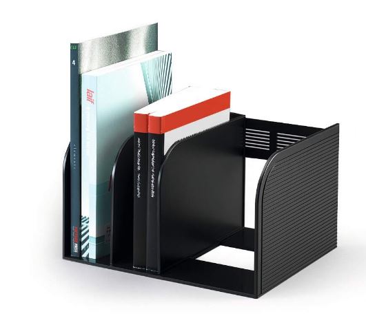 Serre-livres optimo noir durable