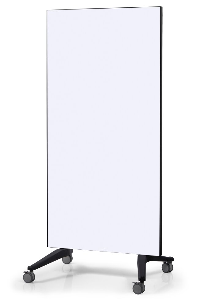 Mobiel glasbord wit legamaster