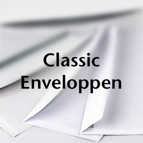 D.500 omslagen 114 x 162 mm zelfklevend zonder venster wit