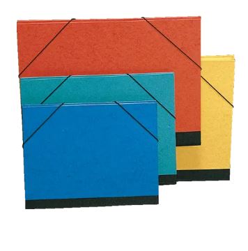 Tekenmap met 2 elastieken 38 x 28 cm a4 rood esselte