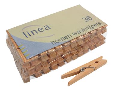 P.36 wasknijpers hout linea