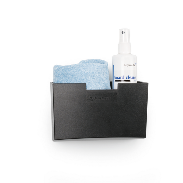 Accessoirehouder voor glasbord zwart legamaster
