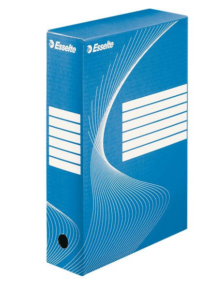 Boites a archives boxycolor a4 80mm bleu esselte
