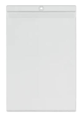 D.50 u-tassen met ophangoog 200 micron pvc a4 transparant leitz