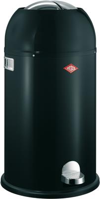 Poubelle a pedale kickmaster soft 33l noir wesco