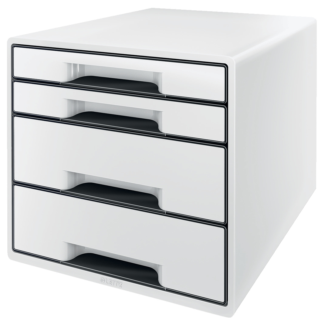 Ladenblok wow 4 laden wit leitz