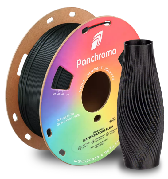 3d filament polymaker 1,75 mm 1 kg matte charcoal black panchroma