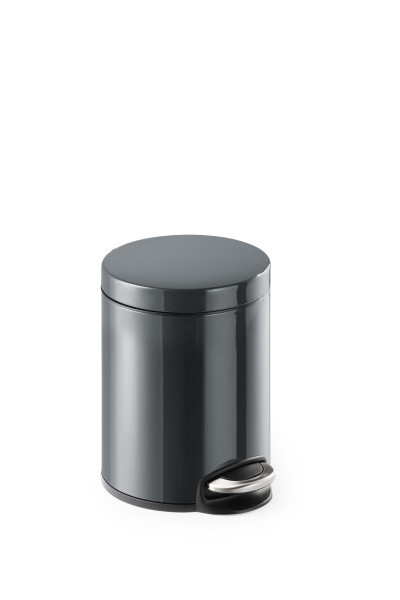 Poubelle a pedale inoxydable 5 litre anthracite