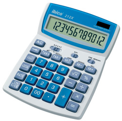 Bureaurekenmachine 12 cijfers 212x ibico