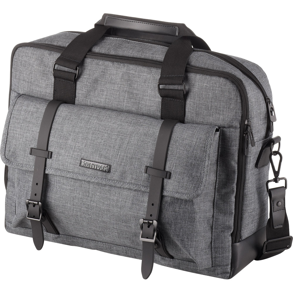 Laptoptas walker 15" grijs lightpak