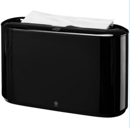Dispenser countertop interfold h2-systeem zwart tork