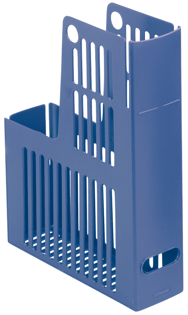 Tijdschriftenhouder collecta 73 x 313 x 243 mm blauw esselte