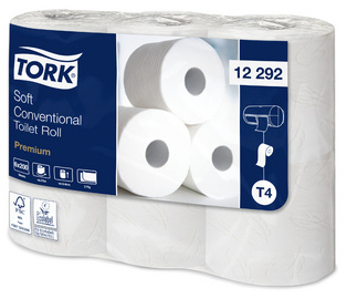 P.48 rouleaux papier toilette premium soft 200 feuilles 2-plis blanc tork