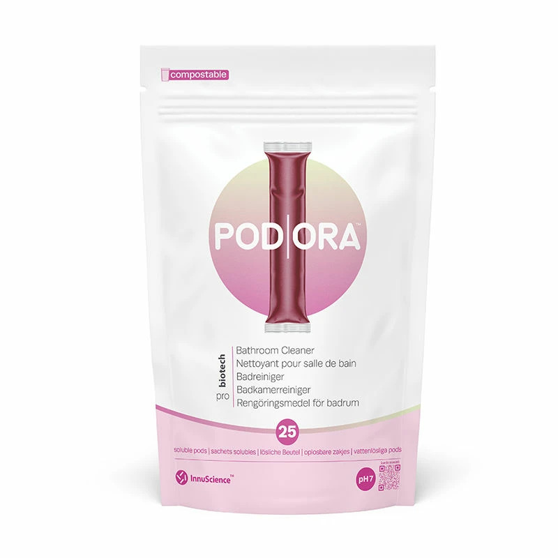 Pqt 25 pods nettoyant salle de bain podora