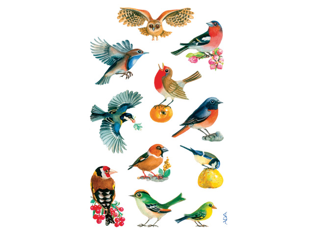 P.3 vel stickers vogels avery