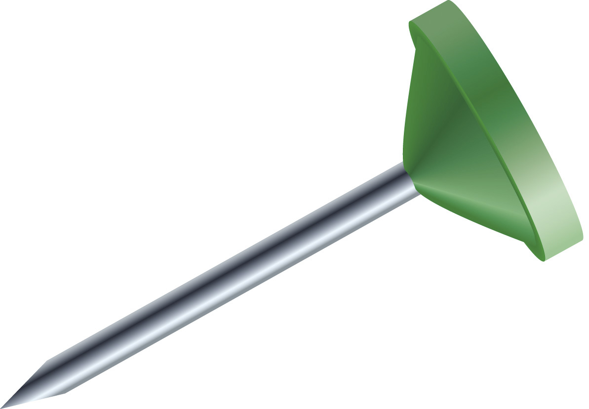 D.100 signalisatie spelden 5mm groen exacompta