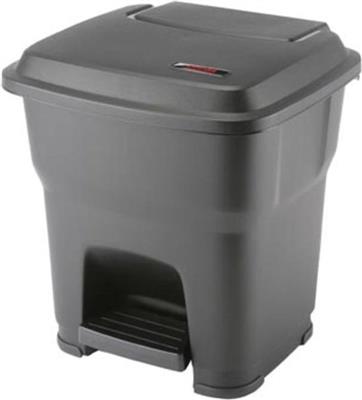 Poubelle a pedale hera 35l noir vileda