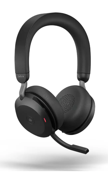 Headset evolve2 75 duo ms usb-c 2799-999-899 wireless bt on-ear nc anc jabra