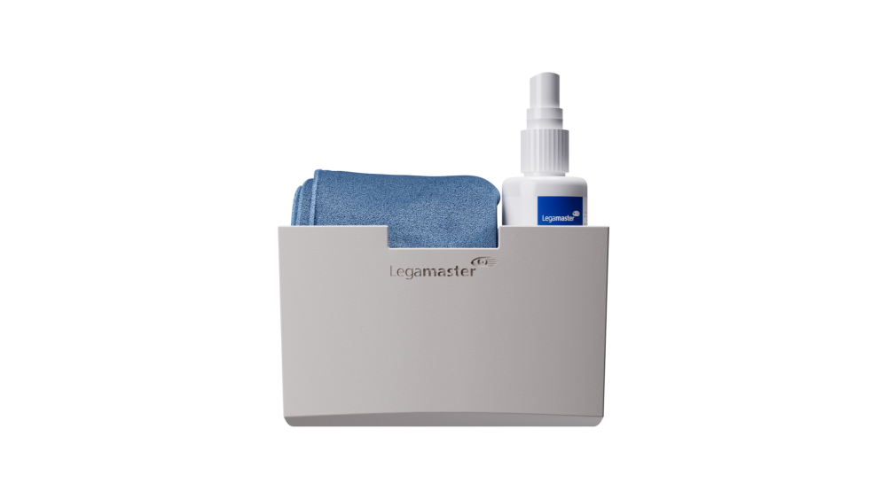Accessoirehouder voor glasbord warm grijs legamaster