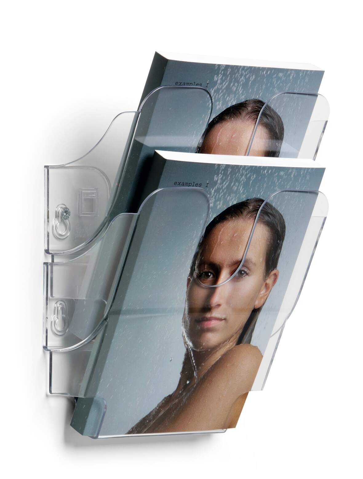 Folderhouder flexiplus verticaal 2-delig a5 transparant durable