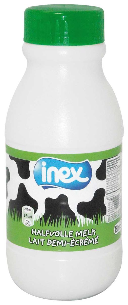 P.6 x 0,5l halfvolle melk inex 